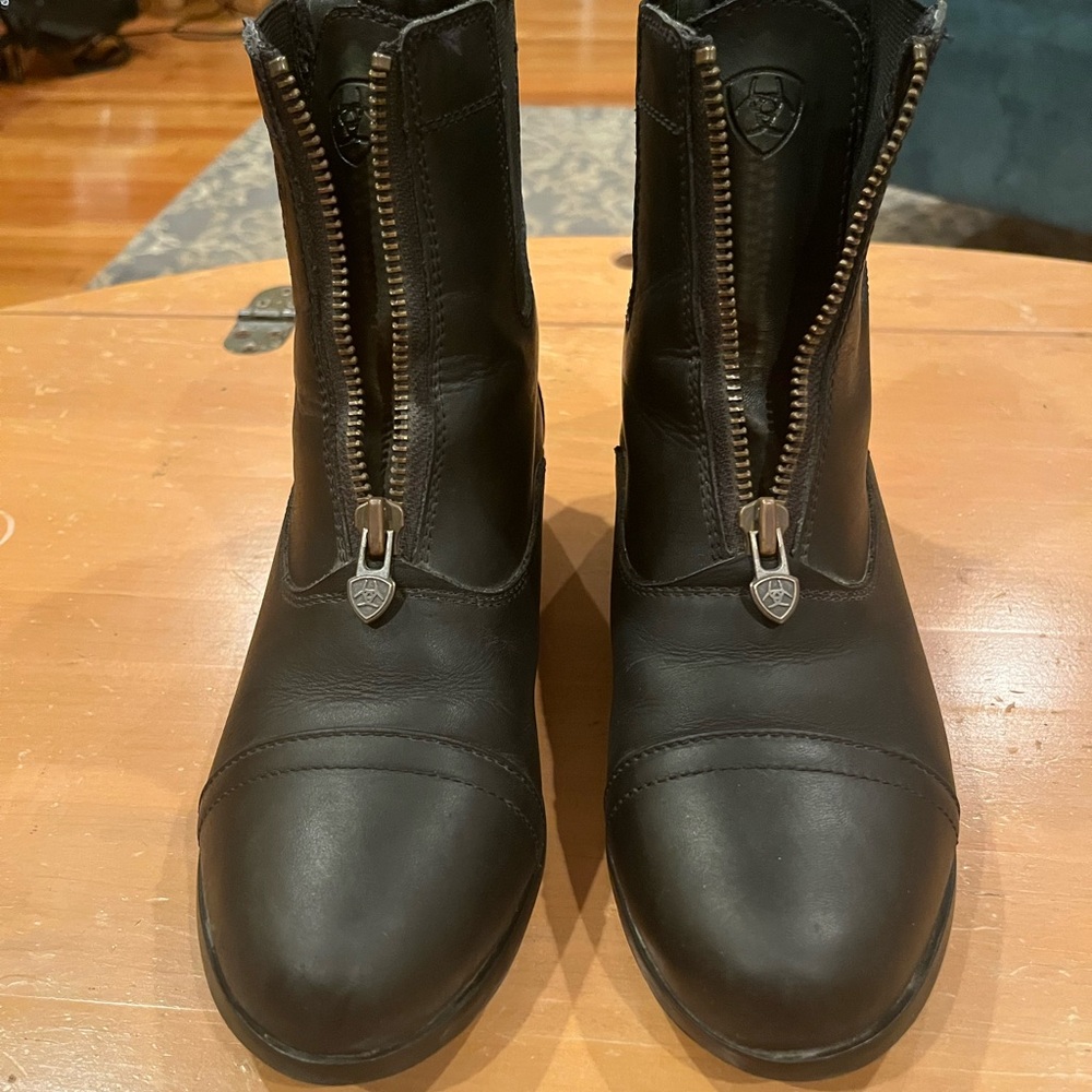 Ariat Black Leather Paddock Boots